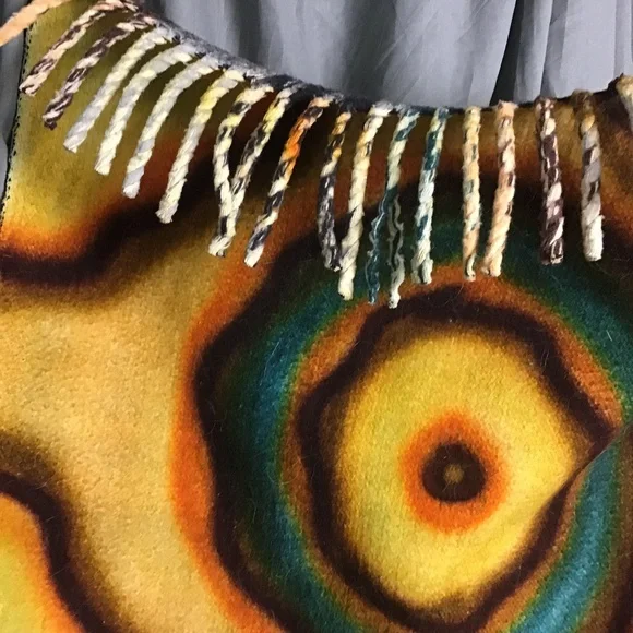 Rare Vintage Double Sided Indian Blanket
